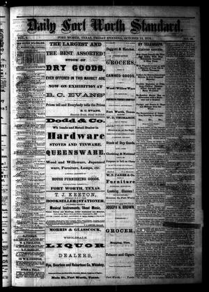 Daily Fort Worth Standard. (Fort Worth, Tex.), Vol. 1, No. 36, Ed. 1 Friday, October 13, 1876