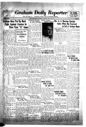 Graham Daily Reporter (Graham, Tex.), Vol. 3, No. 31, Ed. 1 Saturday, September 26, 1936