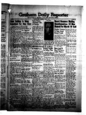 Primary view of object titled 'Graham Daily Reporter (Graham, Tex.), Vol. 7, No. 160, Ed. 1 Wednesday, March 5, 1941'.