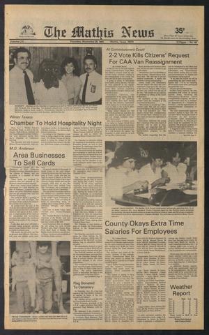 The Mathis News (Mathis, Tex.), Vol. 61, No. 48, Ed. 1 Thursday, November 29, 1984