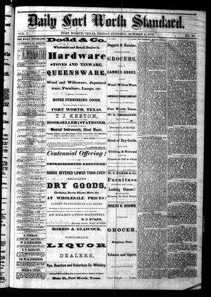 Daily Fort Worth Standard. (Fort Worth, Tex.), Vol. 1, No. 30, Ed. 1 Friday, October 6, 1876