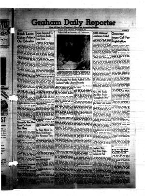 Primary view of object titled 'Graham Daily Reporter (Graham, Tex.), Vol. 7, No. 23, Ed. 1 Thursday, September 26, 1940'.