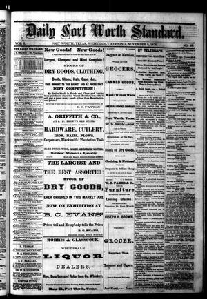 Daily Fort Worth Standard. (Fort Worth, Tex.), Vol. 1, No. 58, Ed. 1 Wednesday, November 8, 1876