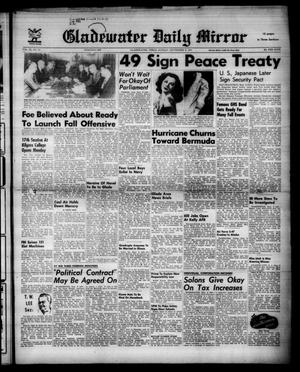 Gladewater Daily Mirror (Gladewater, Tex.), Vol. 3, No. 44, Ed. 1 Sunday, September 9, 1951