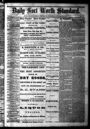 Daily Fort Worth Standard. (Fort Worth, Tex.), Vol. 1, No. 47, Ed. 1 Thursday, October 26, 1876