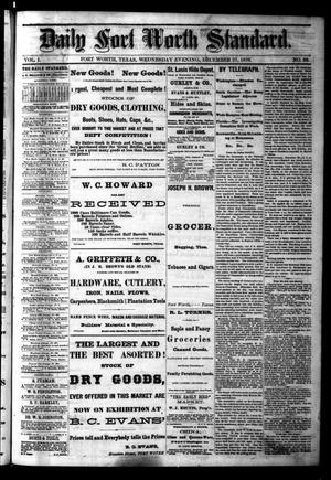 Daily Fort Worth Standard. (Fort Worth, Tex.), Vol. 1, No. 99, Ed. 1 Wednesday, December 27, 1876