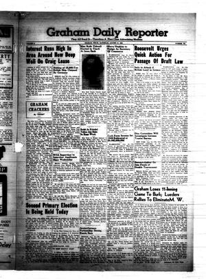 Primary view of object titled 'Graham Daily Reporter (Graham, Tex.), Vol. 6, No. 307, Ed. 1 Saturday, August 24, 1940'.