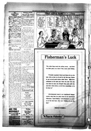 Primary view of object titled 'Graham Daily Reporter (Graham, Tex.), Vol. [2], No. [307], Ed. 1 Monday, August 31, 1936'.