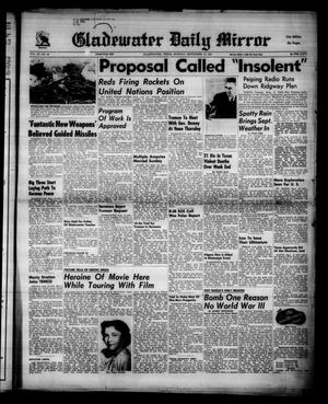 Gladewater Daily Mirror (Gladewater, Tex.), Vol. 3, No. 45, Ed. 1 Monday, September 10, 1951
