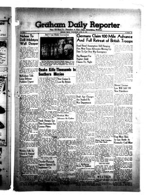 Primary view of object titled 'Graham Daily Reporter (Graham, Tex.), Vol. 7, No. 196, Ed. 1 Wednesday, April 16, 1941'.