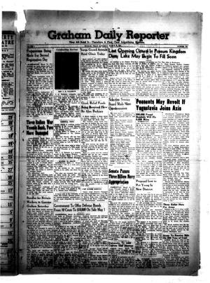 Primary view of object titled 'Graham Daily Reporter (Graham, Tex.), Vol. 7, No. 175, Ed. 1 Saturday, March 22, 1941'.