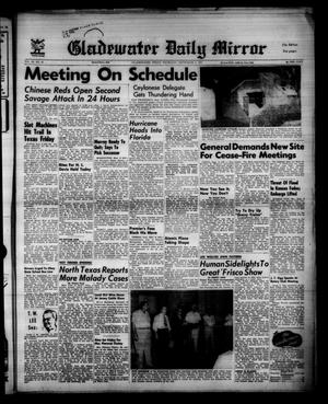 Primary view of object titled 'Gladewater Daily Mirror (Gladewater, Tex.), Vol. 3, No. 42, Ed. 1 Thursday, September 6, 1951'.