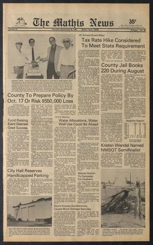 The Mathis News (Mathis, Tex.), Vol. 61, No. 38, Ed. 1 Thursday, September 20, 1984