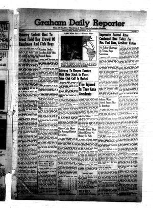 Graham Daily Reporter (Graham, Tex.), Vol. 7, No. 26, Ed. 1 Monday, September 30, 1940