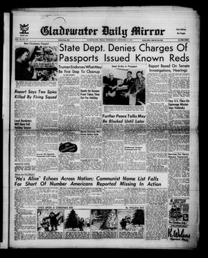 Primary view of object titled 'Gladewater Daily Mirror (Gladewater, Tex.), Vol. 3, No. 130, Ed. 1 Wednesday, December 19, 1951'.