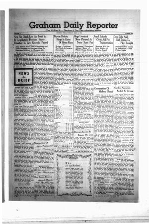Primary view of object titled 'Graham Daily Reporter (Graham, Tex.), Vol. 5, No. 273, Ed. 1 Tuesday, July 18, 1939'.