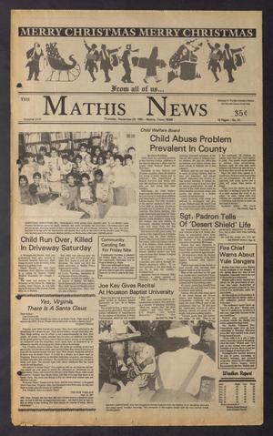 The Mathis News (Mathis, Tex.), Vol. 67, No. 51, Ed. 1 Thursday, December 20, 1990
