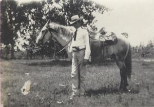 [Man and a Horse]