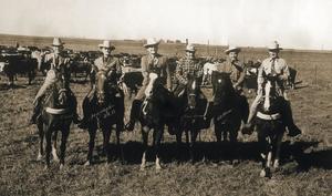 [Six Underwriters of 1938 Houston Fat Stock Show & Rodeo]