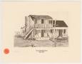 Thumbnail image of item number 1 in: '[Illustration of the Eanes-Marshall Home]'.