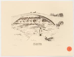 Primary view of object titled '[Illustration of Arch Bridge]'.