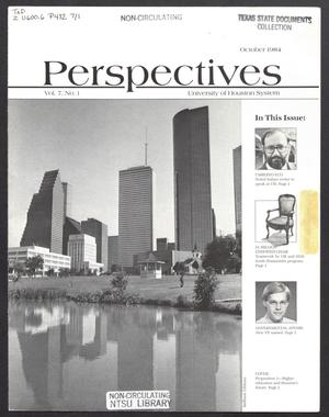Perspectives, Volume 7, Number 1, October 1984