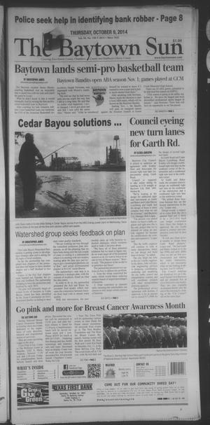 Primary view of object titled 'The Baytown Sun (Baytown, Tex.), Vol. 94, No. 198, Ed. 1 Thursday, October 9, 2014'.