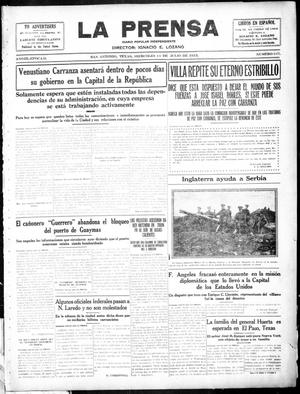 La Prensa (San Antonio, Tex.), Vol. 3, No. 247, Ed. 1 Wednesday, July 14, 1915