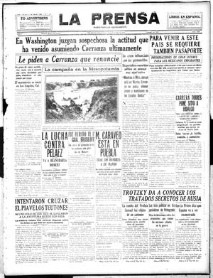 La Prensa (San Antonio, Tex.), Vol. 5, No. 1105, Ed. 1 Sunday, November 25, 1917