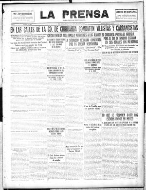 Primary view of object titled 'La Prensa (San Antonio, Tex.), Vol. 4, No. 741, Ed. 1 Sunday, November 26, 1916'.