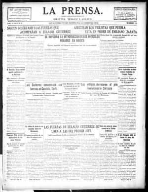 La Prensa. (San Antonio, Tex.), Vol. 2, No. 90, Ed. 1 Sunday, January 24, 1915