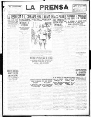 La Prensa (San Antonio, Tex.), Vol. 4, No. 578, Ed. 1 Tuesday, June 13, 1916