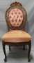 Physical Object: Belter chair, pink upholstery