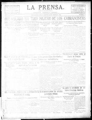 La Prensa. (San Antonio, Tex.), Vol. 2, No. 91, Ed. 1 Tuesday, January 26, 1915