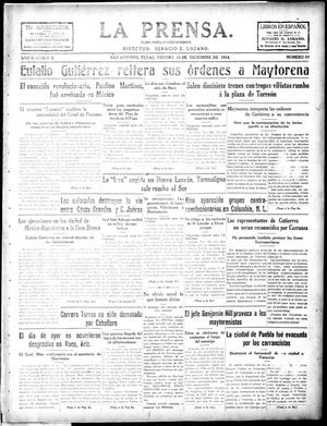La Prensa. (San Antonio, Tex.), Vol. 2, No. 59, Ed. 1 Friday, December 18, 1914