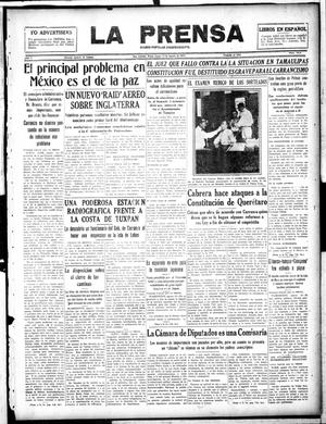La Prensa (San Antonio, Tex.), Vol. 5, No. 1012, Ed. 1 Monday, August 13, 1917
