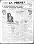 Newspaper: La Prensa (San Antonio, Tex.), Vol. 5, No. 1089, Ed. 1 Friday, Novemb…