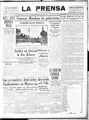 Primary view of object titled 'La Prensa (San Antonio, Tex.), Vol. 5, No. 1122, Ed. 1 Wednesday, December 12, 1917'.