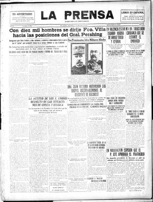 La Prensa (San Antonio, Tex.), Vol. 4, No. 750, Ed. 1 Tuesday, December 5, 1916