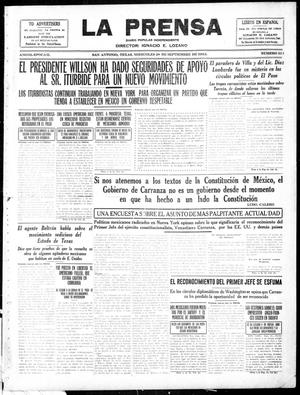 La Prensa (San Antonio, Tex.), Vol. 3, No. 324, Ed. 1 Wednesday, September 29, 1915