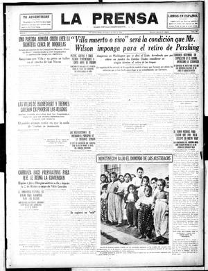 La Prensa (San Antonio, Tex.), Vol. 4, No. 604, Ed. 1 Sunday, July 9, 1916