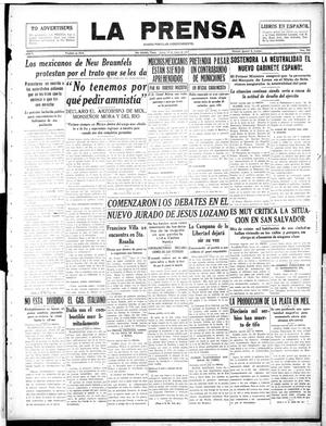 La Prensa (San Antonio, Tex.), Vol. 5, No. 953, Ed. 1 Thursday, June 14, 1917