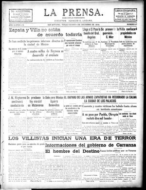La Prensa. (San Antonio, Tex.), Vol. 2, No. 47, Ed. 1 Friday, December 4, 1914