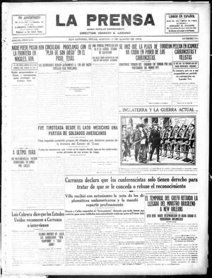 La Prensa (San Antonio, Tex.), Vol. 3, No. 281, Ed. 1 Tuesday, August 17, 1915