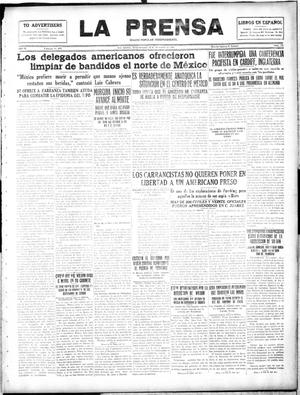 La Prensa (San Antonio, Tex.), Vol. 4, No. 727, Ed. 1 Sunday, November 12, 1916