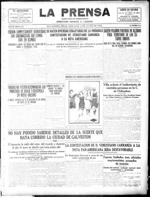 La Prensa (San Antonio, Tex.), Vol. 3, No. 282, Ed. 1 Wednesday, August 18, 1915