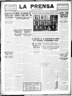 La Prensa (San Antonio, Tex.), Vol. 5, No. 905, Ed. 1 Saturday, April 28, 1917