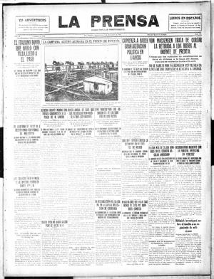 Primary view of object titled 'La Prensa (San Antonio, Tex.), Vol. 4, No. 754, Ed. 1 Saturday, December 9, 1916'.
