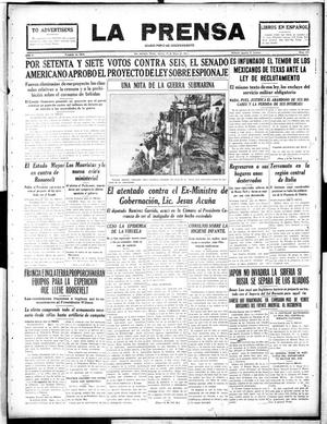 La Prensa (San Antonio, Tex.), Vol. 5, No. 922, Ed. 1 Tuesday, May 15, 1917