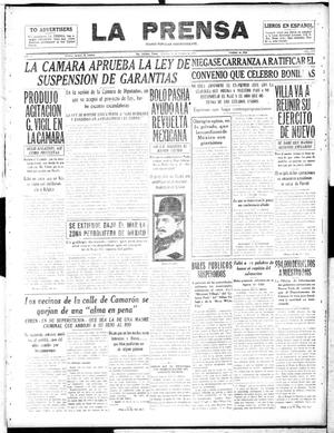 La Prensa (San Antonio, Tex.), Vol. 5, No. 1070, Ed. 1 Sunday, October 21, 1917